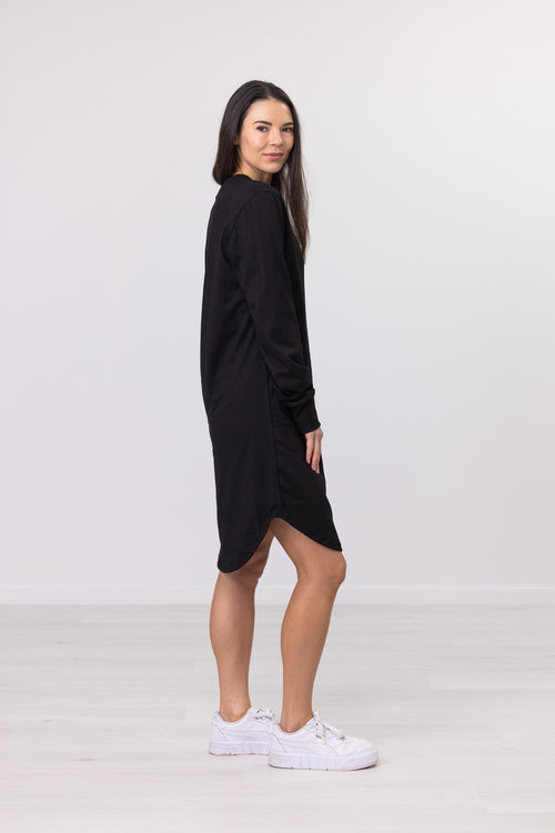 CHECKER ONE SLEEVE DRESS