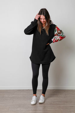 AIMEE ONE SLEEVE HOODY