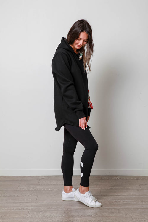 AIMEE ONE SLEEVE HOODY