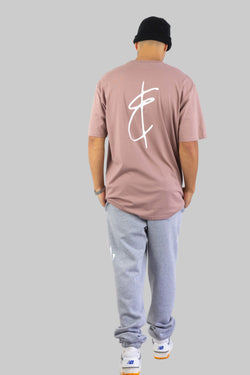 LOGAN TEE HAZY PINK