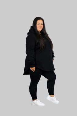 BASIC HOODY BLACK + SIZE