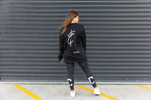 NEWPORT LONGSLEEVE TEE BLACK