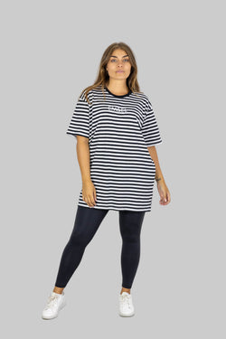 BEN STRIPE TEE BLACK