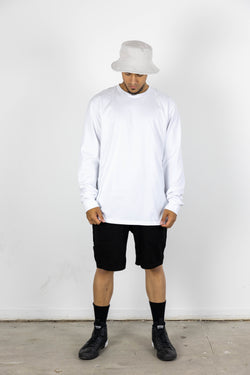 NEWPORT LONGSLEEVE TEE WHITE