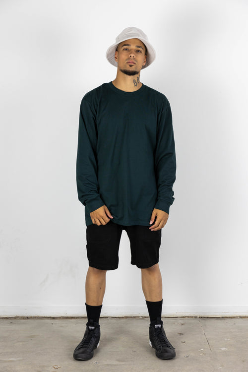 NEWPORT LONGSLEEVE TEE FOREST