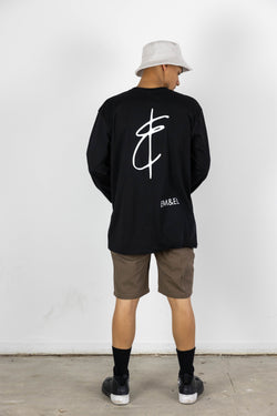 NEWPORT LONGSLEEVE TEE BLACK