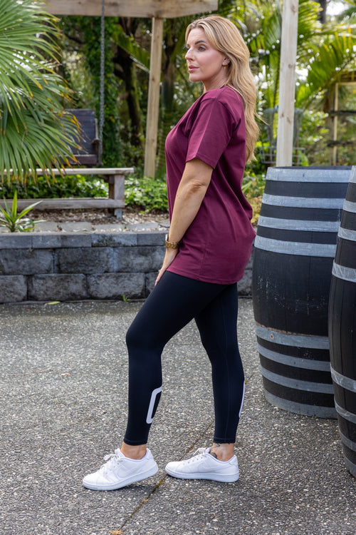 DICE TEE BURGUNDY
