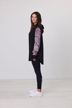 PAISLEY PULSE  LS TEE