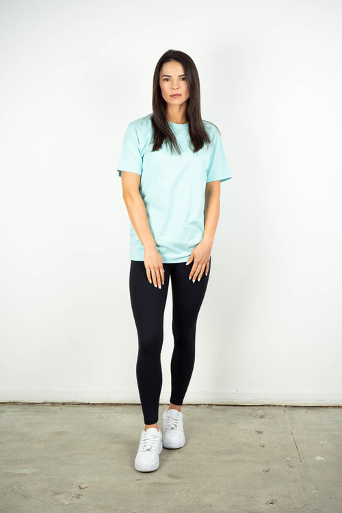 LOGAN TEE AQUA