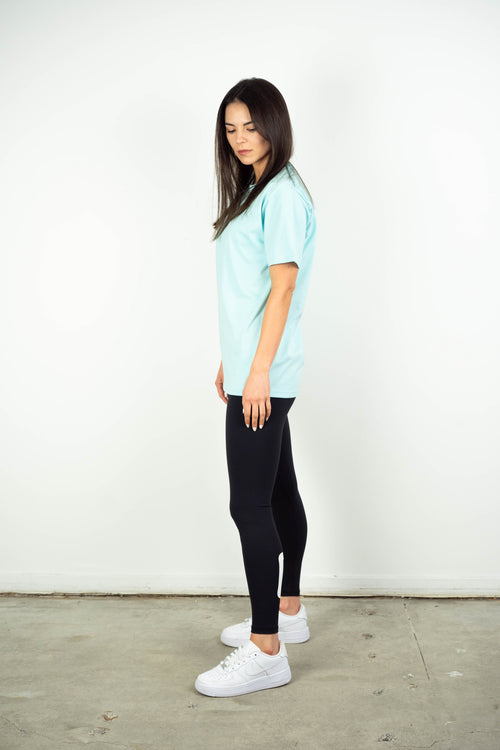 LOGAN TEE AQUA