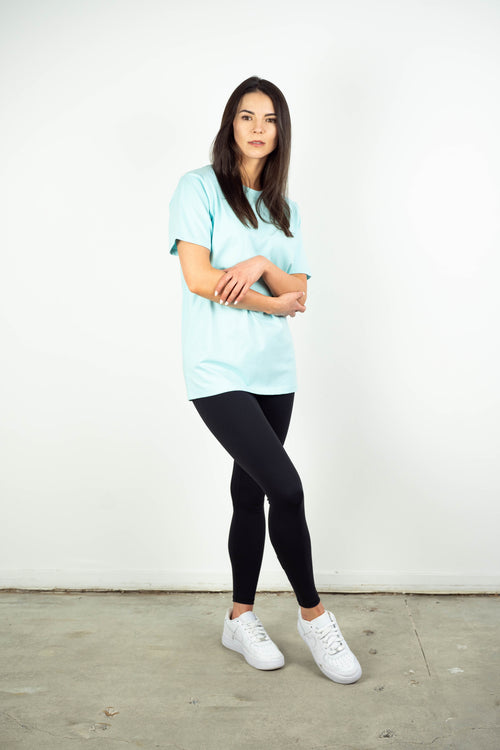 LOGAN TEE AQUA