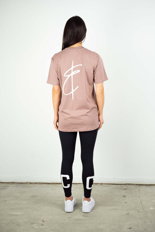 LOGAN TEE HAZY PINK