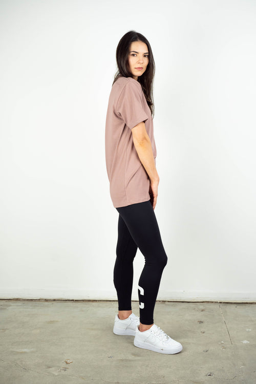 LOGAN TEE HAZY PINK