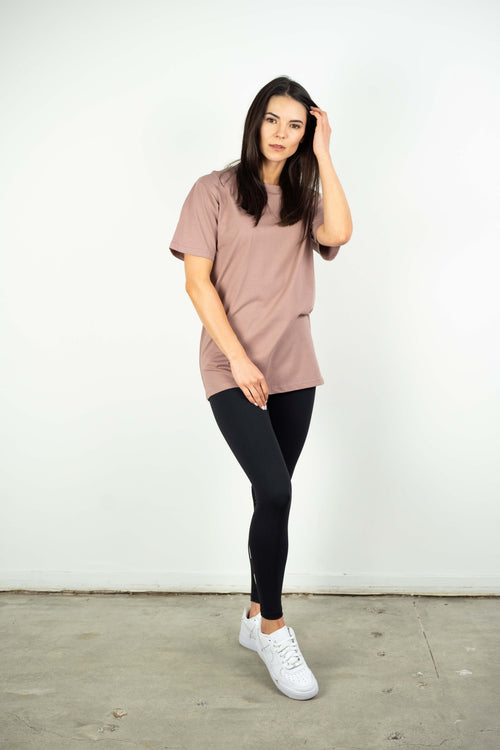 LOGAN TEE HAZY PINK