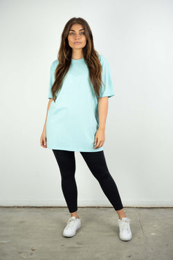 LOGAN TEE AQUA