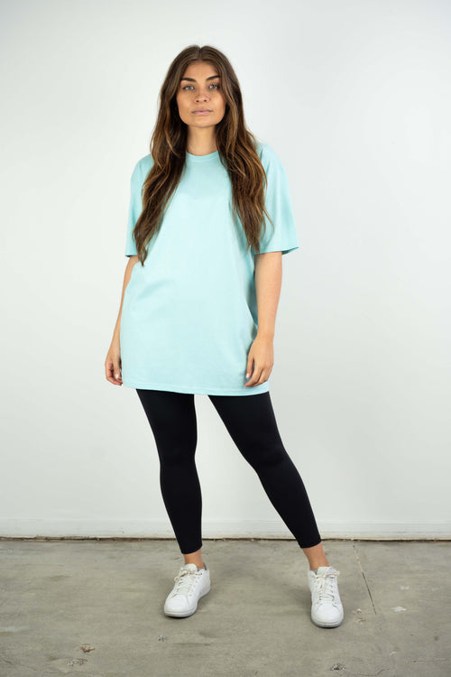 LOGAN TEE AQUA