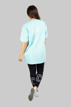 LOGAN TEE AQUA