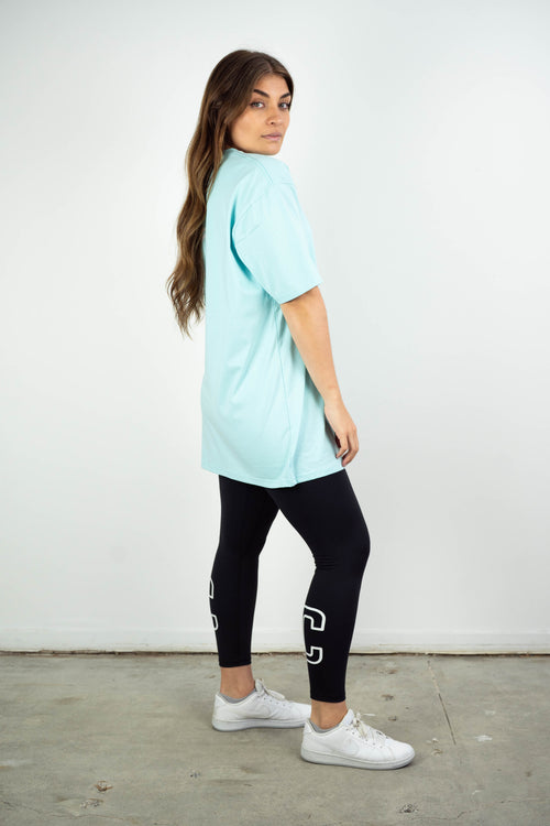 LOGAN TEE AQUA