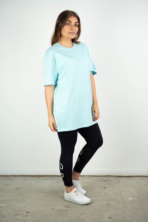 LOGAN TEE AQUA