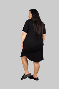 BASIC DRESS BLACK + SIZE