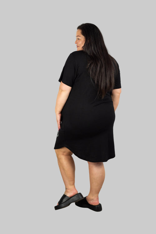 BASIC DRESS BLACK + SIZE