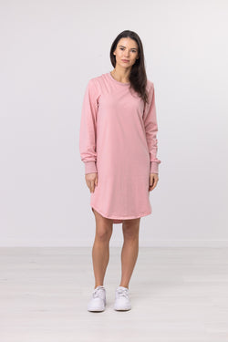 BASIC LONGSLEEVE DRESS PINK