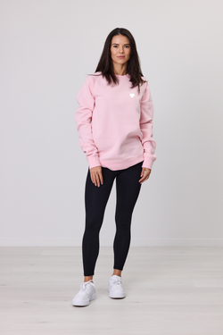 HEART ME CREW PINK