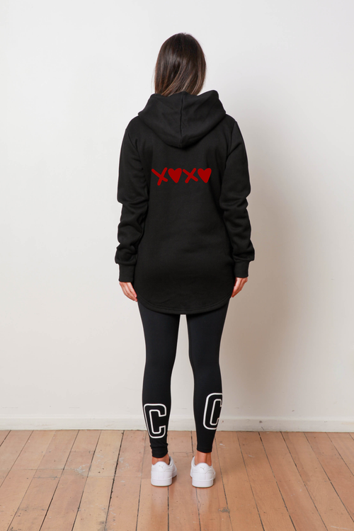 XOXO HOODY RED