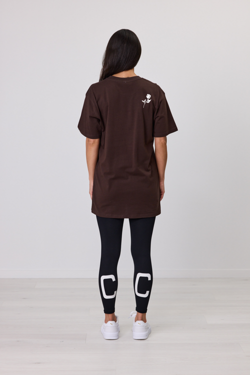 CHOCOLATE ROSE TEE