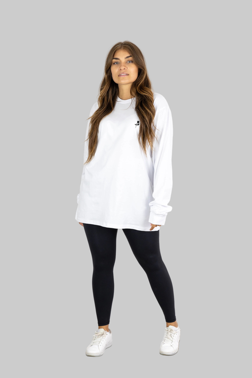 MAY ROSE LONGSLEEVE TEE WHITE