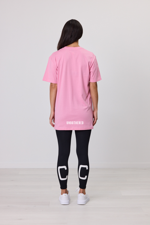 UNBOTHERED TEE PINK