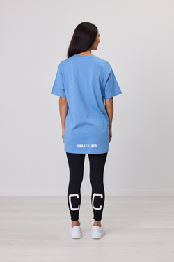 UNBOTHERED TEE BLUE