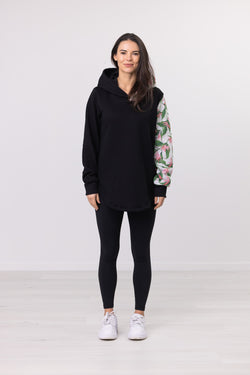 CHARLOTTE ONE SLEEVE HOODY