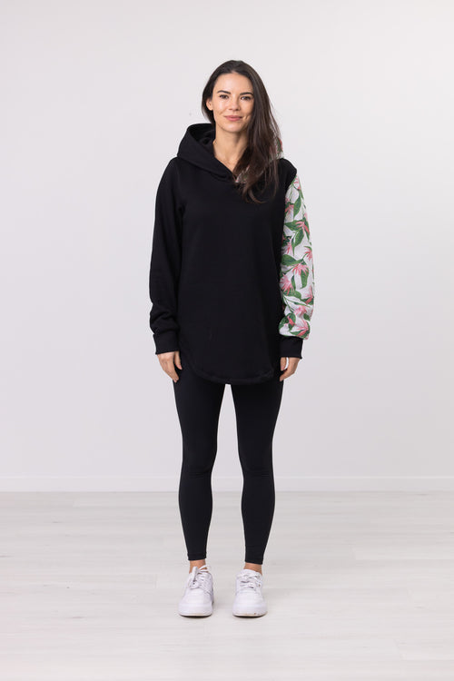 CHARLOTTE ONE SLEEVE HOODY