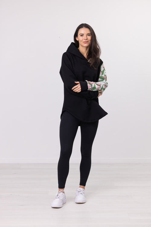 CHARLOTTE ONE SLEEVE HOODY