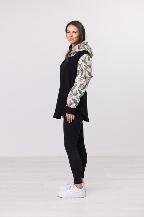 CHARLOTTE ONE SLEEVE HOODY
