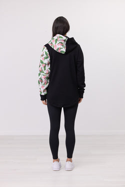 CHARLOTTE ONE SLEEVE HOODY