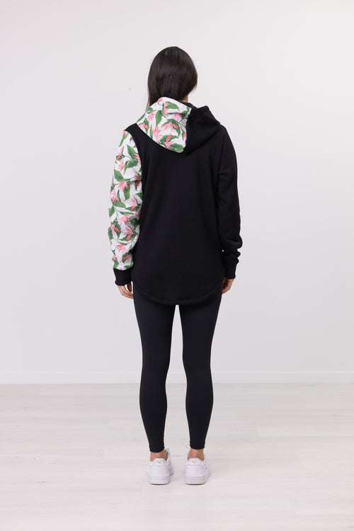 CHARLOTTE ONE SLEEVE HOODY