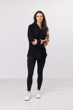 SAMARA ONE SLEEVE HOODY