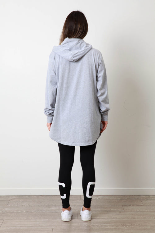 BASIC LS TEE GREY