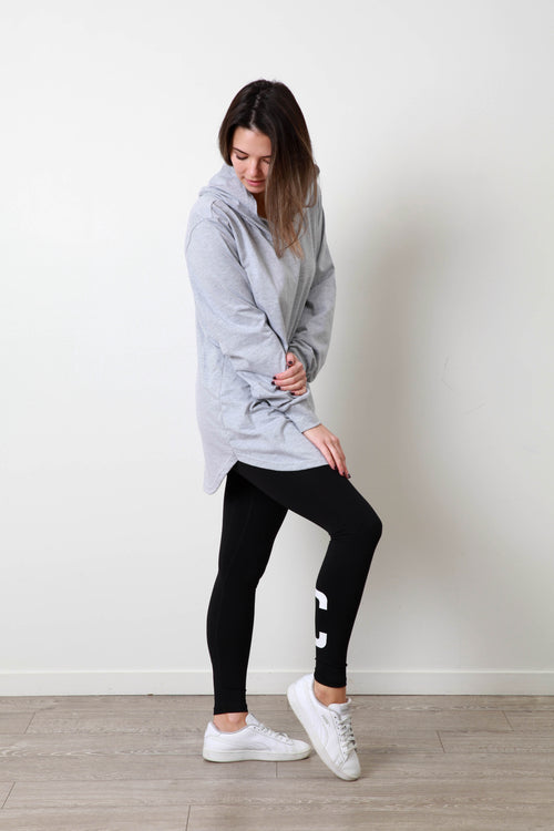 BASIC LS TEE GREY