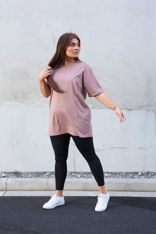 LOGAN TEE HAZY PINK