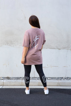 LOGAN TEE HAZY PINK