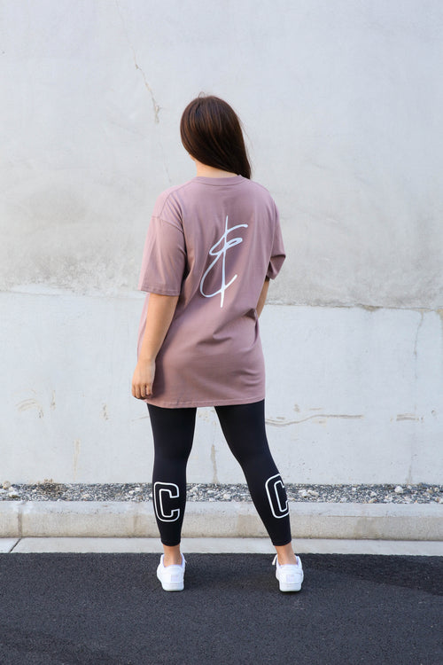 LOGAN TEE HAZY PINK