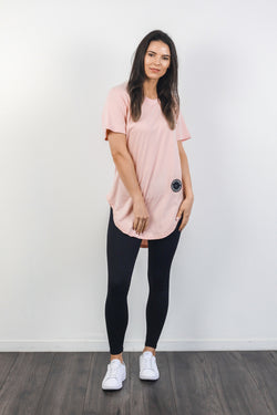 BASIC TEE DUSTY PINK