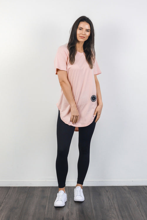 BASIC TEE DUSTY PINK