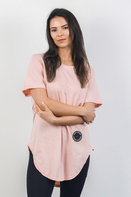 BASIC TEE DUSTY PINK
