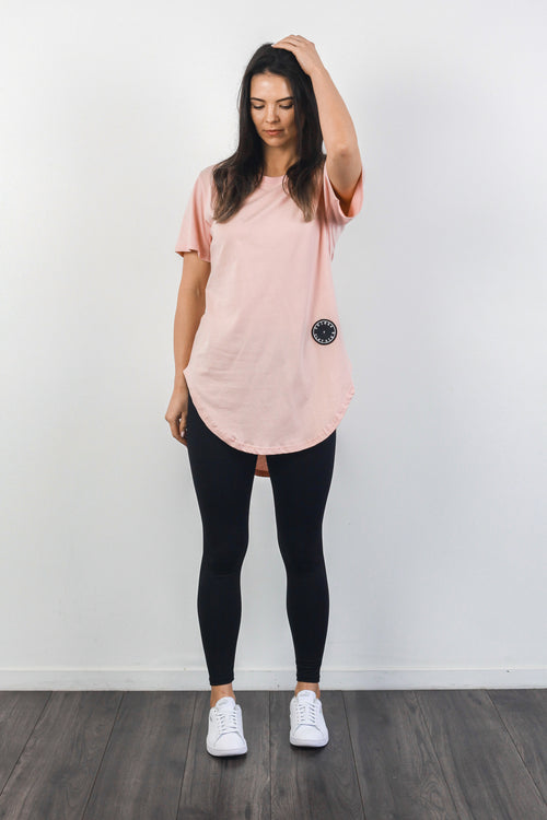 BASIC TEE DUSTY PINK