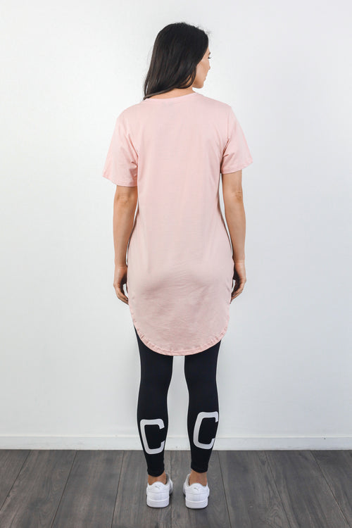 BASIC TEE DUSTY PINK